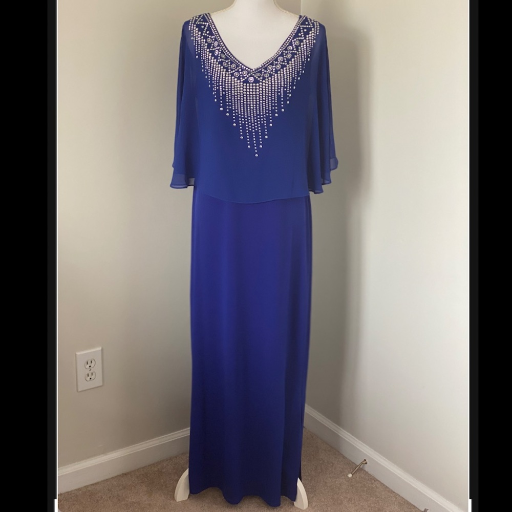 Long Blue Dress